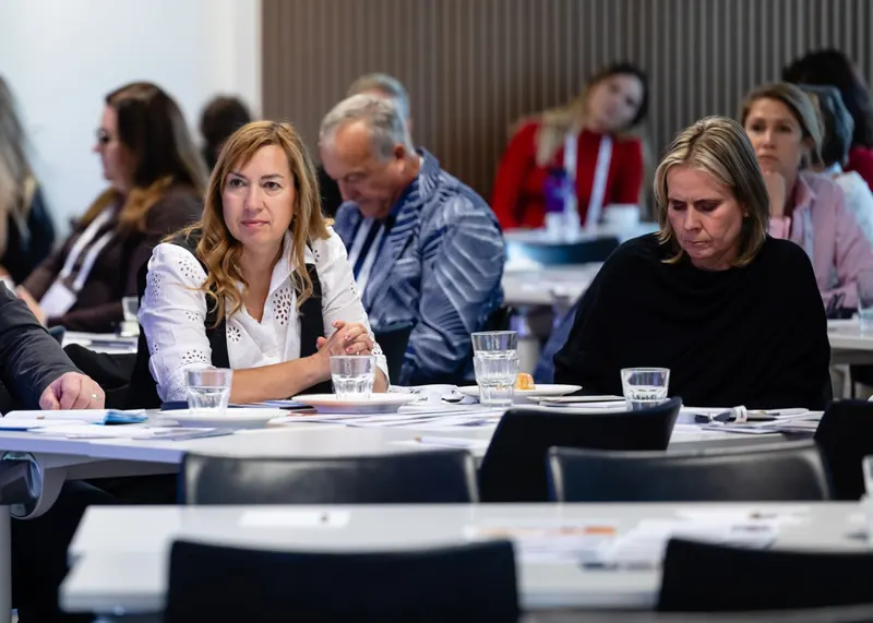 Účastníci konference při přednášce